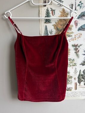 Vintage Hannah Lingerie Velvet Cami Small/Medium